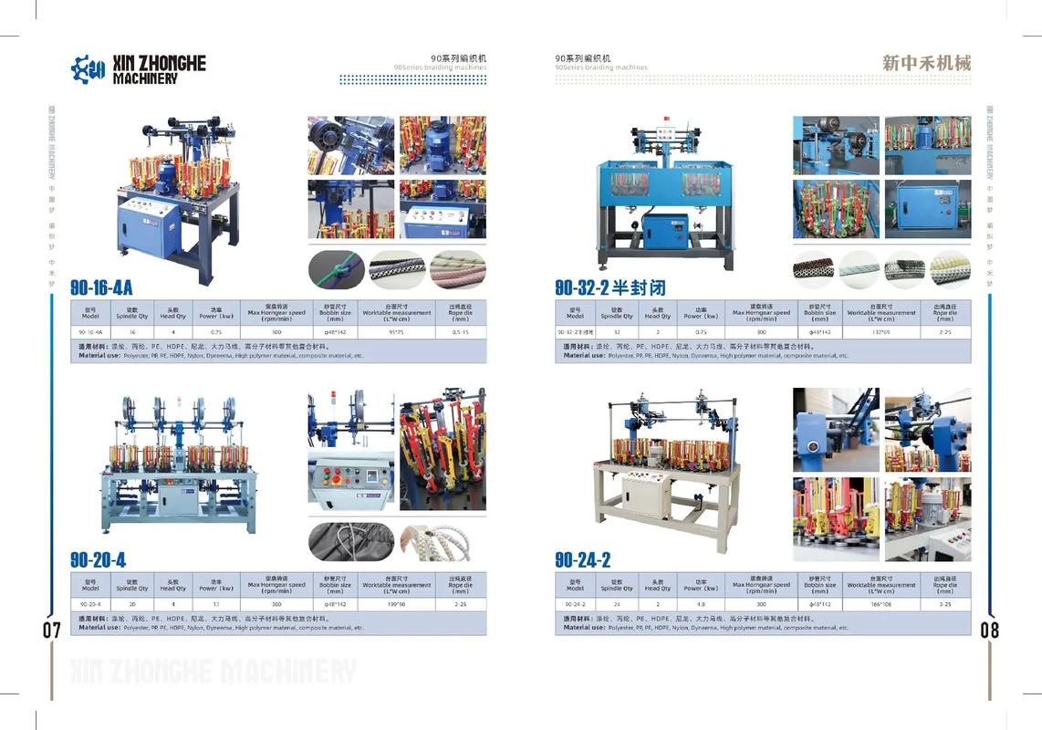 新中禾機(jī)械企業(yè)發(fā)布新一代編織機(jī)產(chǎn)品宣傳畫冊